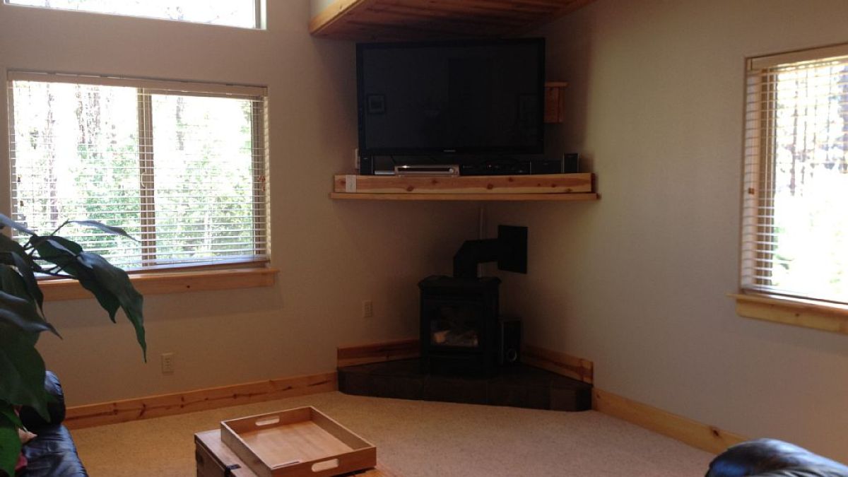 a person sitting in a room